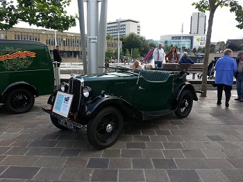 Vintage motor at the Bradford Classic car event