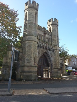 The Norman Arch entrance to Lister Park