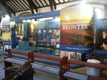 Bronte exhibition in Thornton church