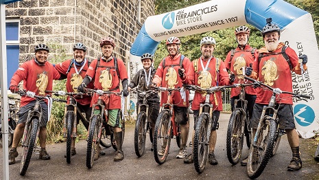 Participants in the Bronte Mountain Bike challenge in 2018