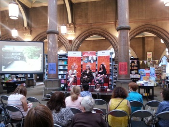 Talk about the Brontes at Ponden Hall at the Bradford Literature Festival in 2018
