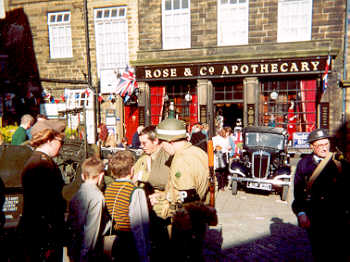 1940s Haworth street scene