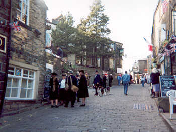 1940s Haworth street scene