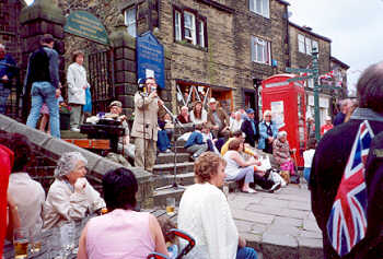 1940s Haworth street scene