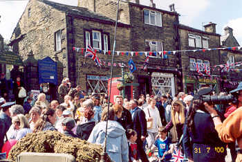 1940s Haworth street scene