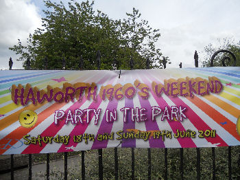 Party in the Park at the Haworth 1960s Weekend