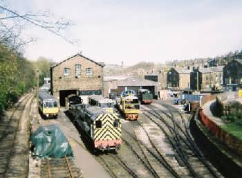 Goods yard at Haworth - on the Keighley and Worth Valley Railway