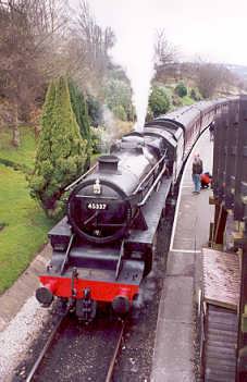 Keighley and Worth Valley Railway at Haworth, West Yorkshire
