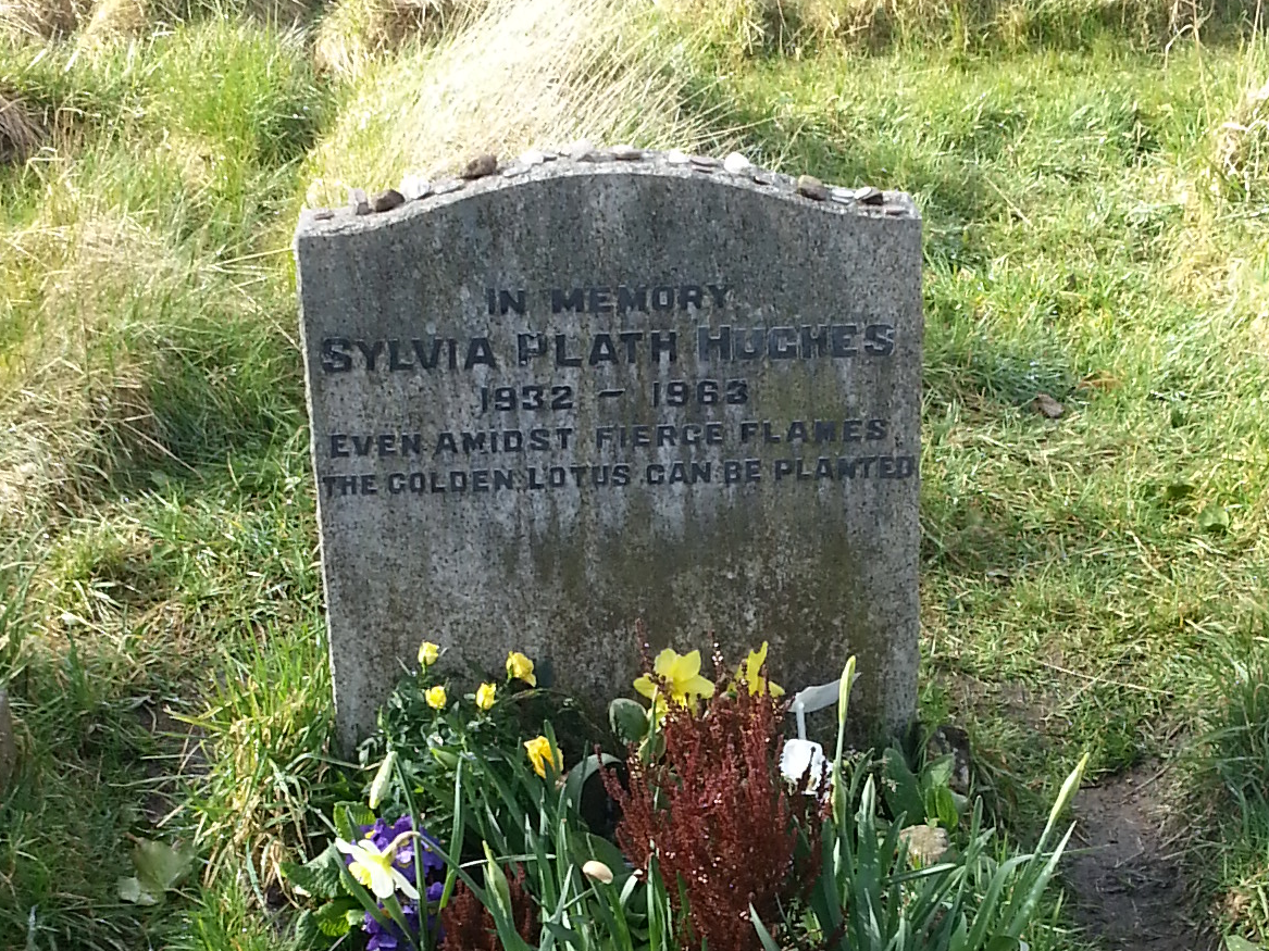 Sylvia Plath's grave, Heptonstall