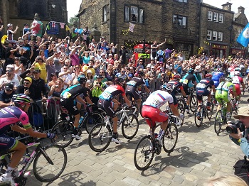 The Tour de France in Haworth