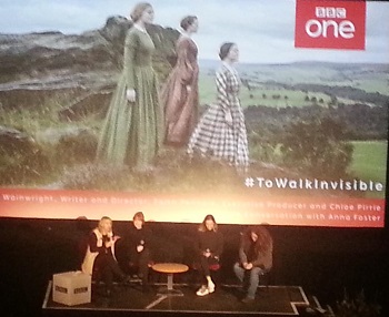 Panel session with Sally Wainwright at the preview of To Walk Invisible