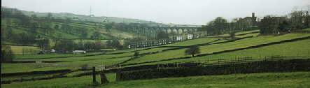 View of Thornton Viaduct from the Bronte Way