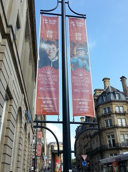 Bradford Literature Festival banner