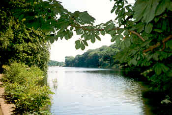 The upper reservoir at Chellow Dene, Bradford, West Yorkshire