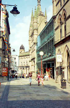 Hustlergate and the Wool Exchange, Bradford, West Yorkshire