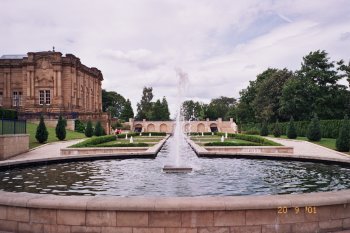 Mughal Water Gardens, Lister Park, Manningham, Bradford, West Yorkshire