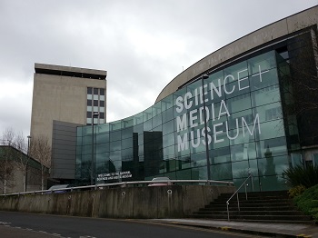 Glass frontage of the National Science and Media Museum