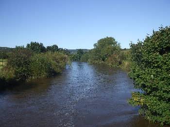 The River Aire at Apperley Bridge