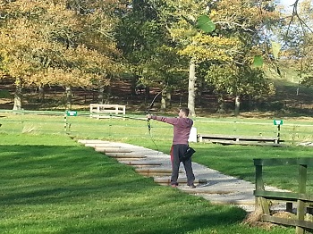Archery at the St. Ives Estate, near Bingley, West Yorkshire