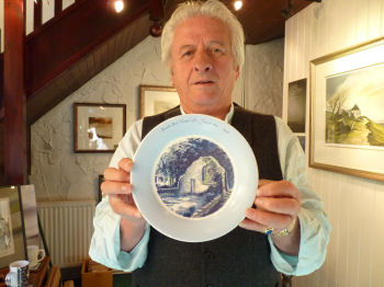 Ashley Jackson with Bronte Bell Chapel plate