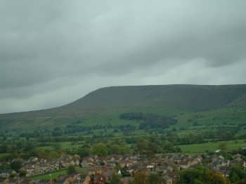 Pendle Hill, viewed from Clitheroe