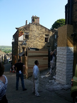 Haworth 1840s film set