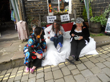 Hippies at the Haworth 1960s Weekend