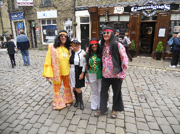 Hippies at the Haworth 1960s Weekend