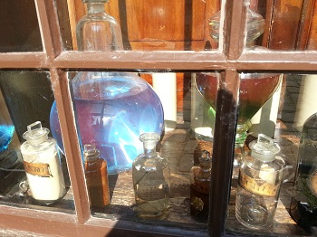 Apothecary window display