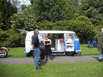 Camper van at the Haworth 1960s Weekend