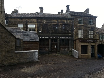 Reconstruction of Haworth's apothecary as it would have looked in the 1840s