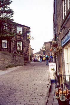 Haworth Main Street, Haworth, Bronte Country, West Yorkshire