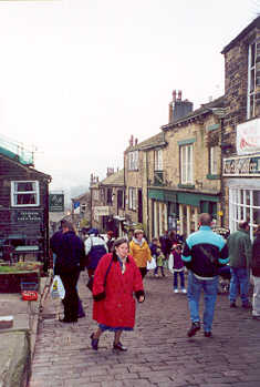 Haworth Main Street, Haworth, Bronte Country, West Yorkshire