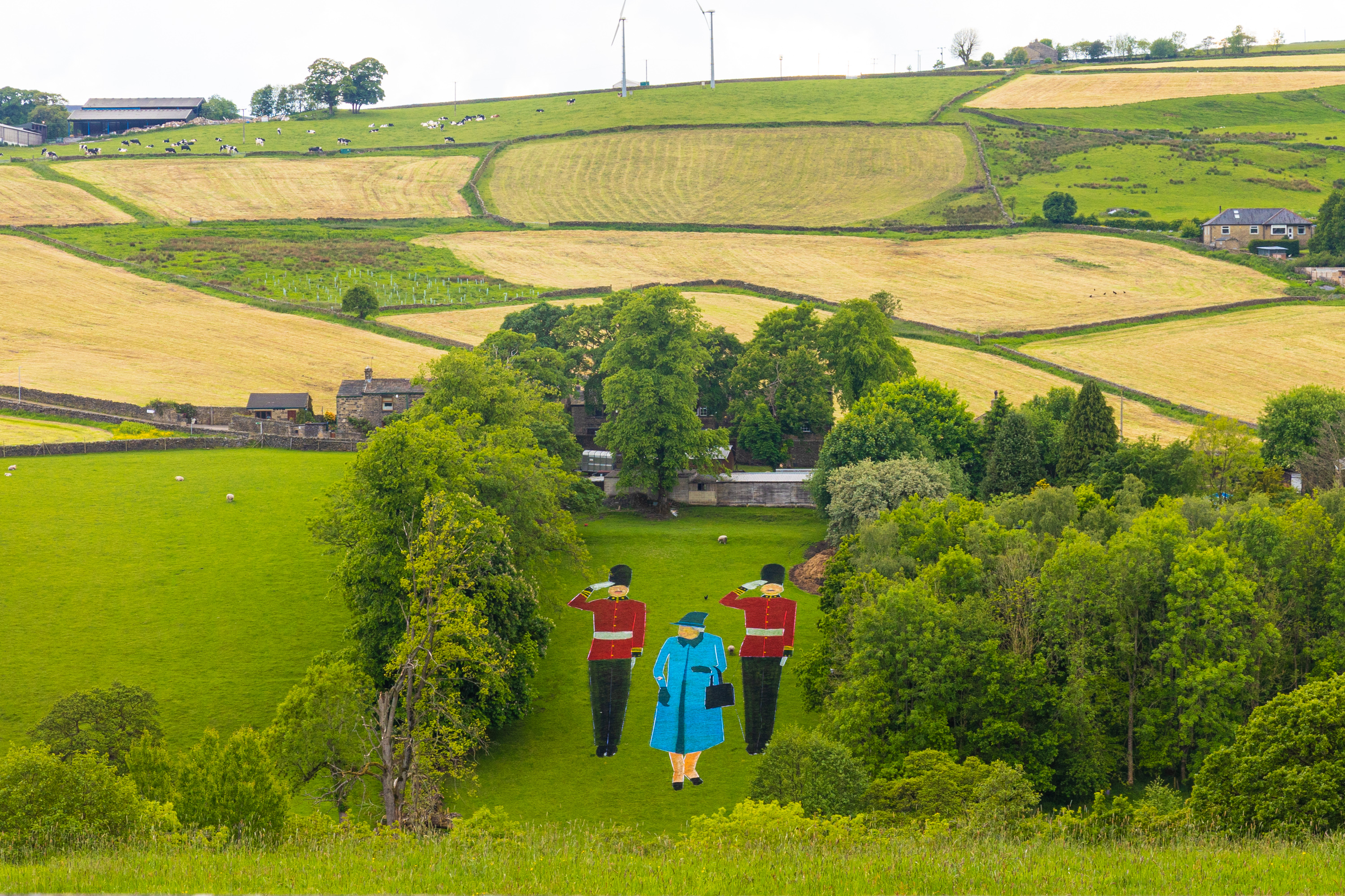 Jubilee Land Art near Haworth, Bronte Country