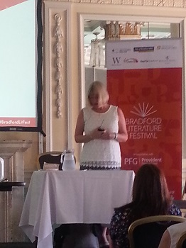 Juliet Barker at the Bradford Literature Festival