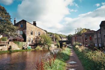 The Rochdale Canal at Luddenden Foot