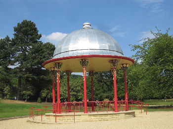 Bandstand in Robert's Park, Saltaire