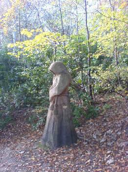 Scary monk at St Ives, Harden